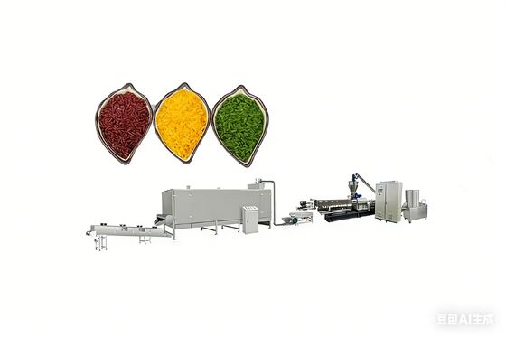 Attrezzatura per la lavorazione del riso nutrizionale 100 kg all'ora Macchina per la lavorazione del riso nutrizionale in vendita