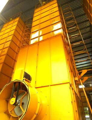 Prezzo buono impianto di essiccazione del cereale 19.4KW, essiccatore meccanico del cereale di 8 canali del grano in linea