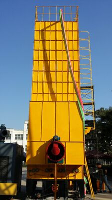 Prezzo buono Tipo giallo e blu del mais di capacità azionata facile dell'asciugatrice 15T di colore in linea