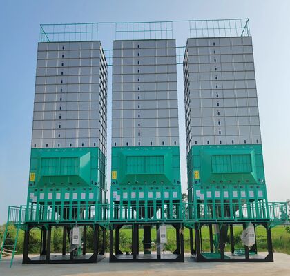 Prezzo buono 150TPD Paddy Grain Wheat Dryer Machine crudo 2 milione fornaci della buccia di Kcal in linea