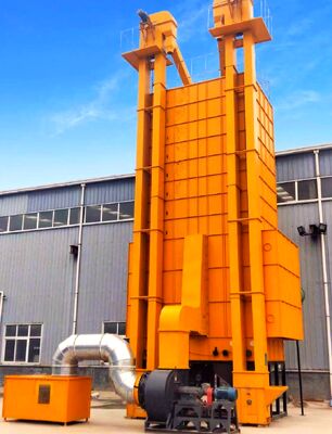 Prezzo buono 19.6kw Power Paddy Rice asciugatrice asciugatrice circolatrice intermittente 2900 * 2400 * 13600mm in linea