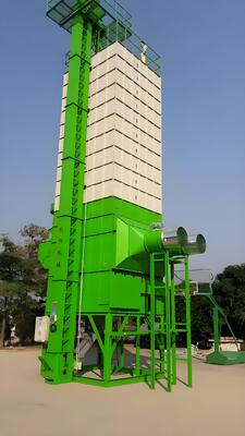 Prezzo buono 12.45KW Macchine per asciugare il mais / Macchine per asciugare il mais 3570*4374*10140mm per l'asciugatura dei cereali in linea