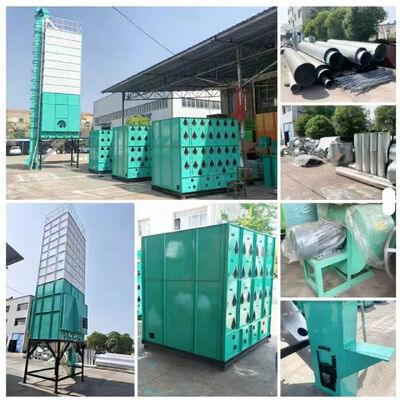 12 Tons Capacity Vertical LSU Dryer ISO Certified Circulating Batch Type Peas Dryer Machine