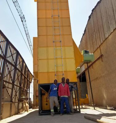 Asciugatura dei cereali semplificata con l'asciugatrice di mais Tempo di scarico di 50-60 minuti