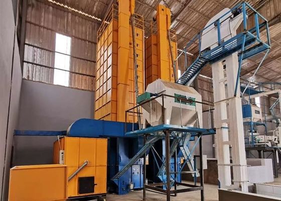 pasta cruda di Withou della prova di inquinamento di 9.95kw 12000kg Paddy Dryer Batch Type